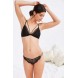 Out From Under Ari Strappy Front Triangle Bra UO39909080 BLACK
